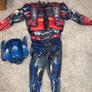 Toddler boy Optimus Prime transformers costume